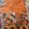 Tissu broderie SALOUVA 100% cotton - Orange