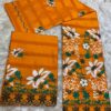 Tissu broderie SALOUVA 100% cotton - Orange