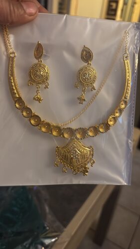 Parure plaqué or - Indien photo review