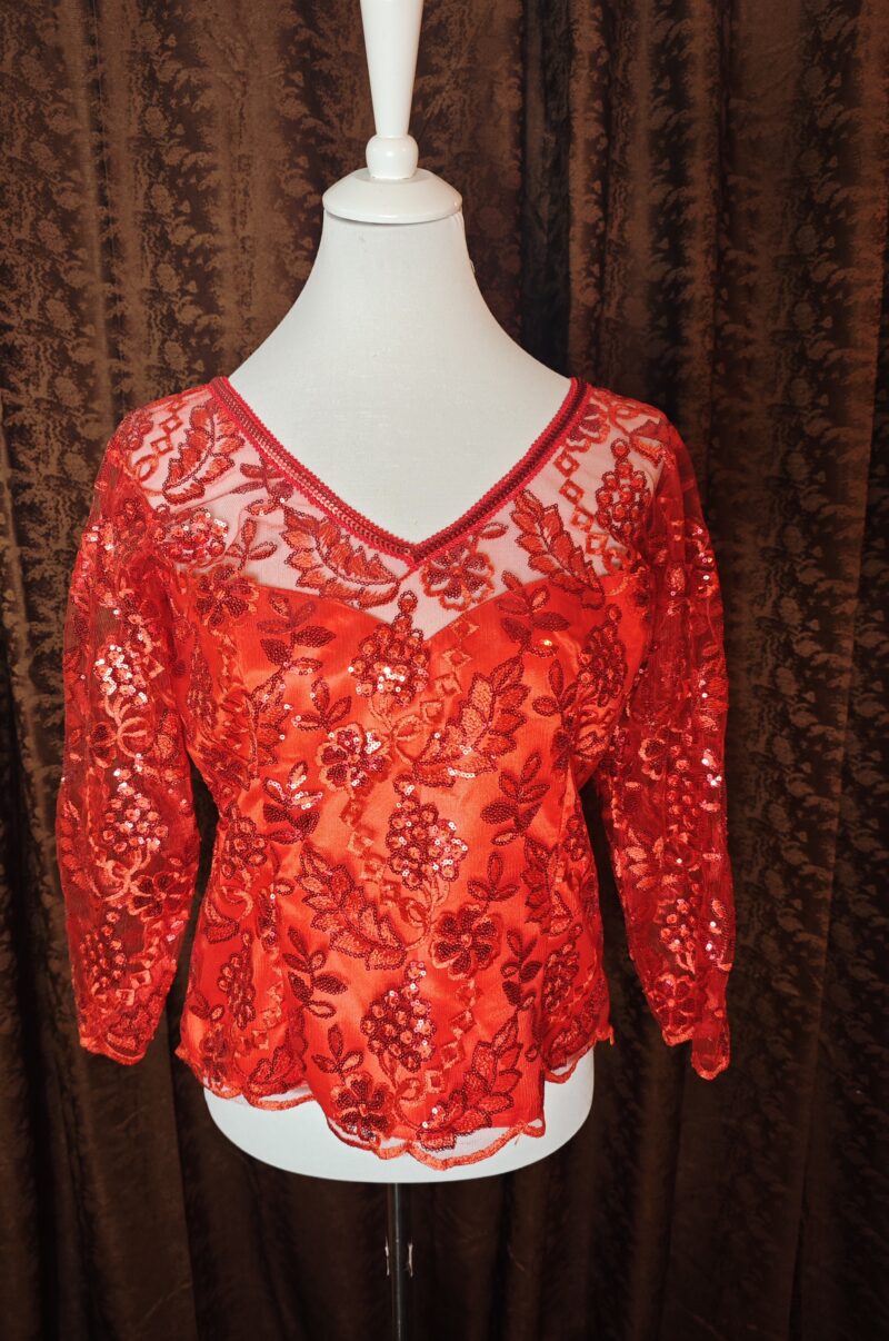 Ensemble Body & Salouva - Rouge - Taille L – Image 2
