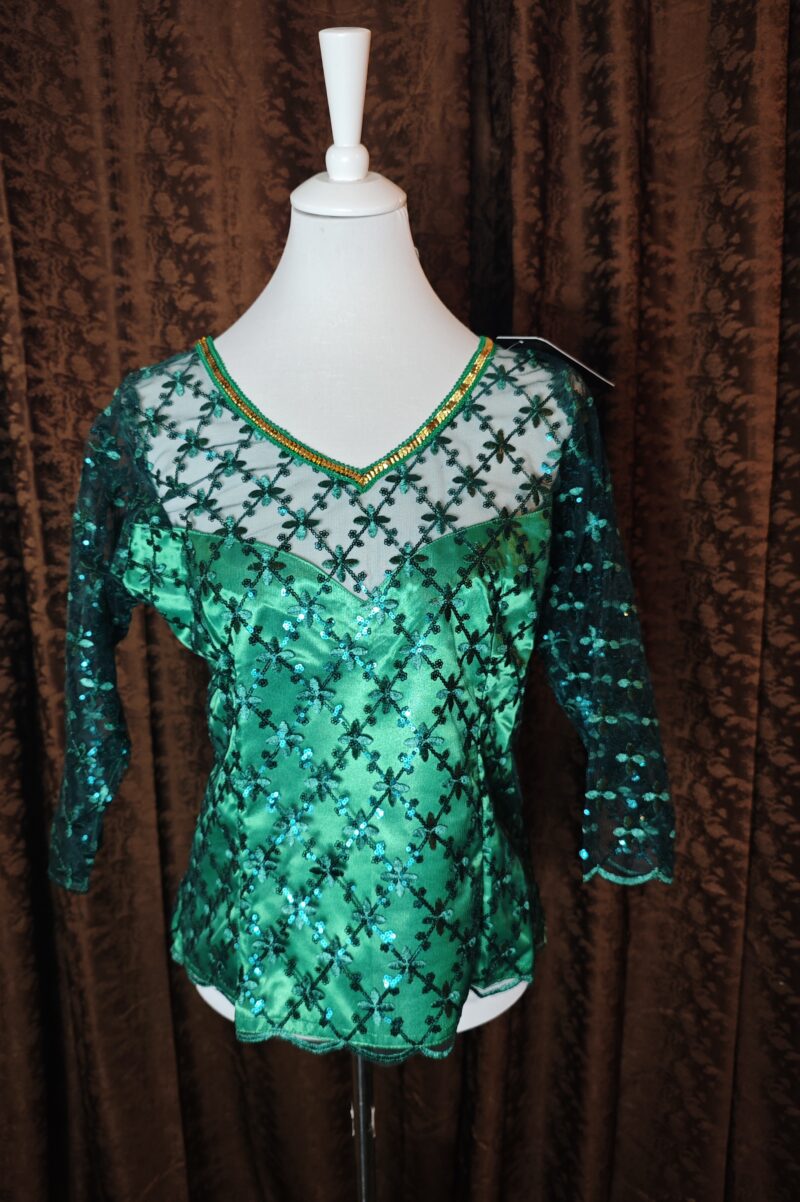 Body dentelle Vert