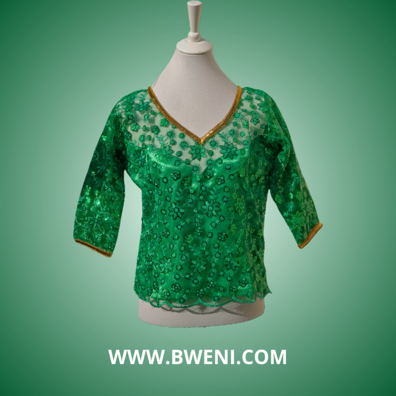 Ensemble Salouva Nambawane & Body - Vert et Orange - Taille M – Image 2