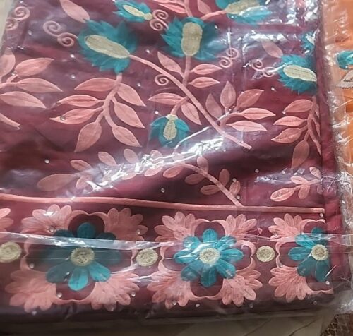 Salouva broderie rose bonbon photo review