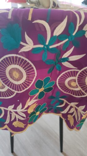 Salouva broderie Violet - 100% cotton photo review