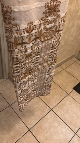 Salouva broderie Blanc & chocolat photo review