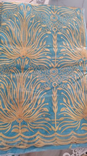 Salouva broderie bleu - 100% cotton - Collection Bweni photo review