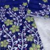 Salouva broderie bleu foncé - rose jaune
