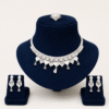 Parure Argentée Dentelle Triangulaire