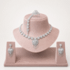 Parure Cœur Argentée avec Bague Assortie